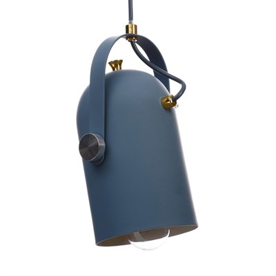 Светильник "Альтис" 1х60Вт E27 синий 15х11,5х25 см. - фото 2035781