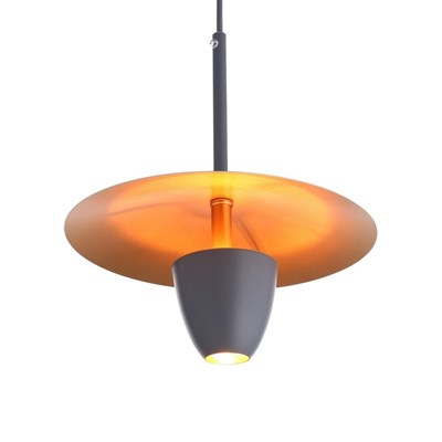 Светильник "Деко" 1х20Вт G4 серый 24,5х24,5х30 см. - фото 2035797