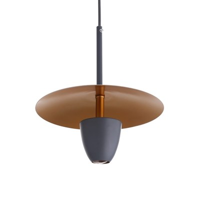 Светильник "Деко" 1х20Вт G4 серый 24,5х24,5х30 см. - фото 2035800