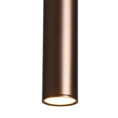 Светильник "Маттис" 1х40Вт GU10 медный 5,5х5,5х130см. - фото 2035855