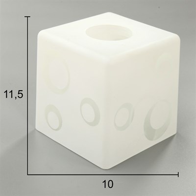 Люстра 1071005403249 3хE27 60W бежевый/коричневый 33х33х14см - фото 2035884