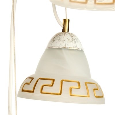 Люстра 1071005403770 3хE27 60W белое золото 33,5х33,5х321,5см - фото 2035891