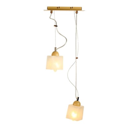 Люстра 1071005403991 2хE14 60W бежевый 30х15х15см - фото 2035894