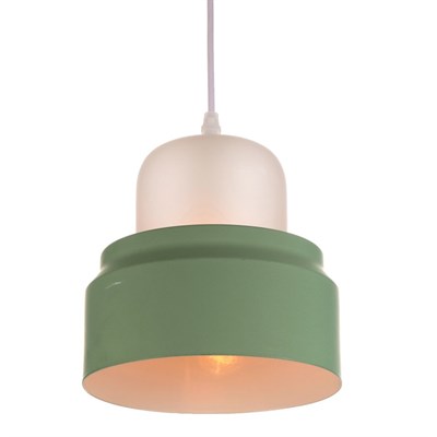 Светильник "Деко" 1хЕ27 40Вт зеленый 20х20х120 см. - фото 2035904