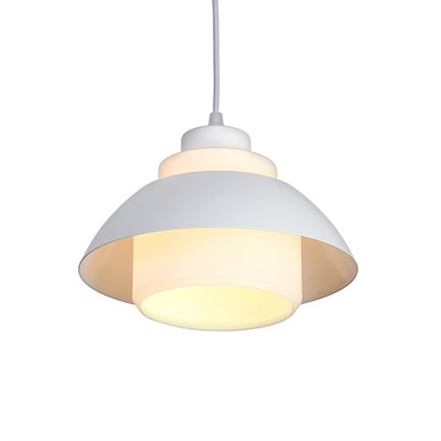 Светильник "Амбер" 1хЕ27 40Вт белый 24х24х120 см. - фото 2035913