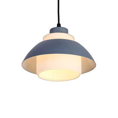 Светильник "Амбер" 1хЕ27 40Вт серый 24х24х120 см. - фото 2035916