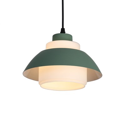 Светильник "Амбер" 1хЕ27 40Вт зеленый 24х24х120 см. - фото 2035919