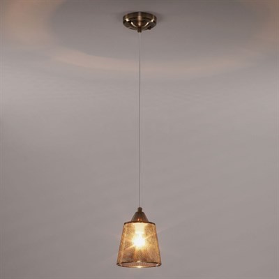 Светильник Ollie, 60Вт E14, цвет античная бронза - фото 2035967