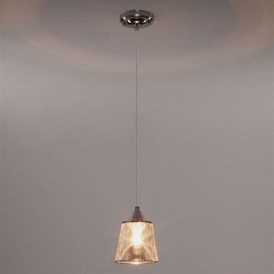 Светильник Ollie, 60Вт E14, цвет хром - фото 2035971