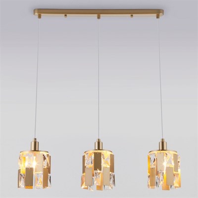 Светильник Scoppio, 3x60Вт E14, цвет золото - фото 2035983