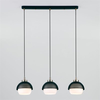Светильник Nocciola, 3x60Вт E27, цвет чёрный - фото 2035991