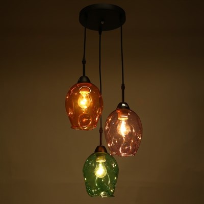 Люстра подвес 8347 3хE27 черный - фото 2036020