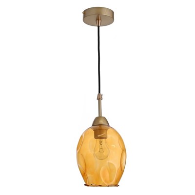 Люстра подвес 2347 1хE27 матовое золото - фото 2036026