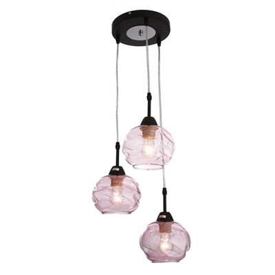 Люстра подвес 6347 3хE27 черный - фото 2036048