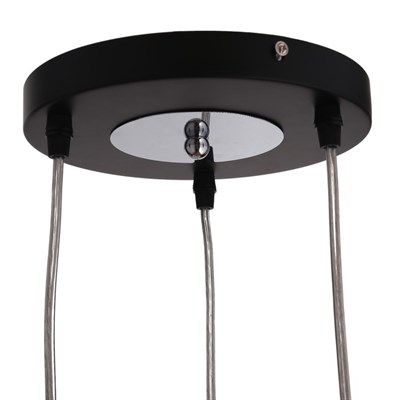 Люстра подвес 6347 3хE27 черный - фото 2036051