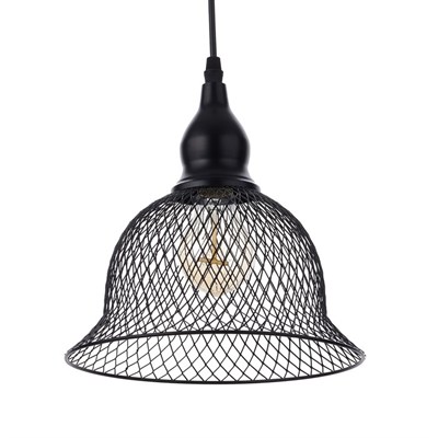 Люстра 6929/1 1х40W E27 черный - фото 2036066