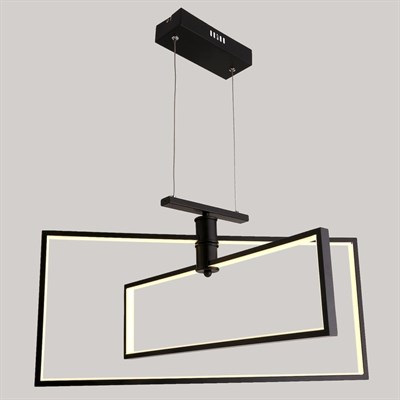 Светильник "Квадро" LED 45Вт 4000К черный 60х27х80 см. - фото 2036090