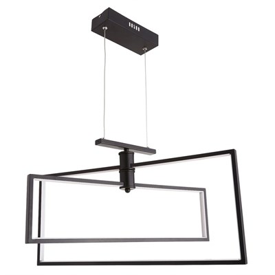 Светильник "Квадро" LED 45Вт 4000К черный 60х27х80 см. - фото 2036091