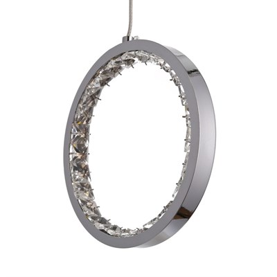 Светильник "Кристал" LED 4000К хром 15х15х100 см. - фото 2036112