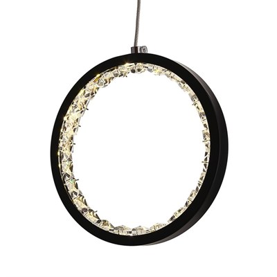 Светильник "Кристал" LED 4000К черный 15х15х100 см. - фото 2036117