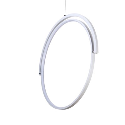 Люстра "Орнато" LED 27Вт 4000К белый 47х47х120 см. - фото 2036144