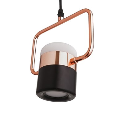 Светильник "Ворм" 8Вт LED черный-золото 18х10х120 см. - фото 2036175