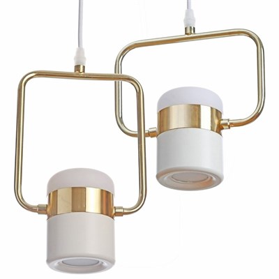 Светильник "Ворм" 8Вт LED белый-золото 18х10х120 см. - фото 2036186