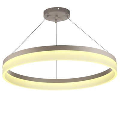 Светильник "Круг" 36W 3000K/4000K LED белый 60x60x13 см - фото 2036197