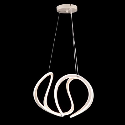 Люстра "Шар" 120Вт LED 2700К/6500К белый 41х41х39см - фото 2036200