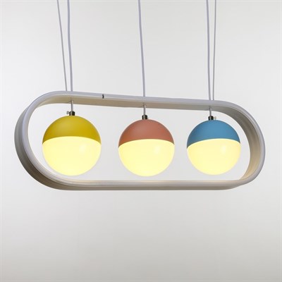 Люстра "Планетариум" LED 136Вт 3000К - 6000К белый 60х13,5х21 см - фото 2036212