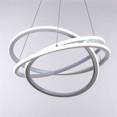 Люстра "Изгибы" LED 100Вт 3 режима 220В 43х43х19 см - фото 2036218