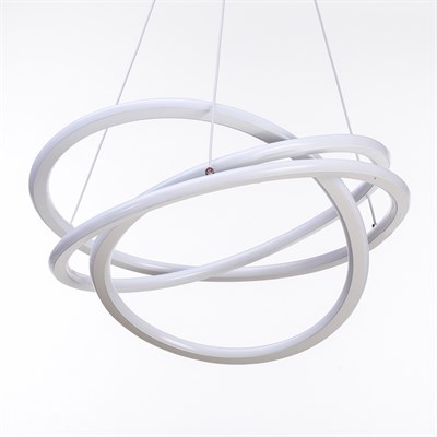 Люстра "Изгибы" LED 100Вт 3 режима 220В 43х43х19 см - фото 2036220