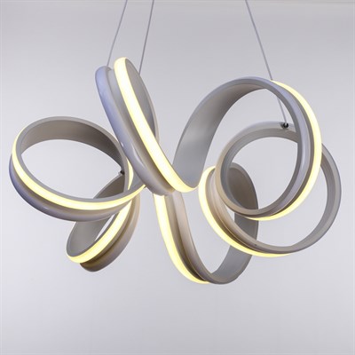 Люстра "Волны" LED 160Вт 3 режима 220В 48х48х21 см - фото 2036239