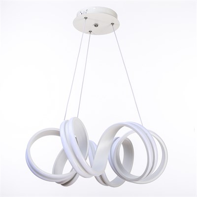 Люстра "Волны" LED 160Вт 3 режима 220В 48х48х21 см - фото 2036241