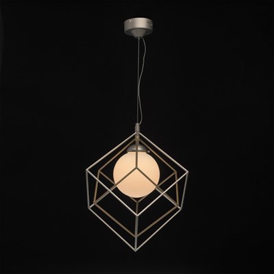 Светильник "Призма", 10Вт LED 3000K 800лм, цвет никель, бронза - фото 2036266