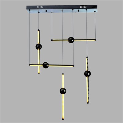 Светильник "Лорелла" LED 80Вт 4000К хром 65х12х42 см. - фото 2036348