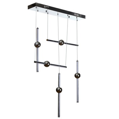 Светильник "Лорелла" LED 80Вт 4000К хром 65х12х42 см. - фото 2036349