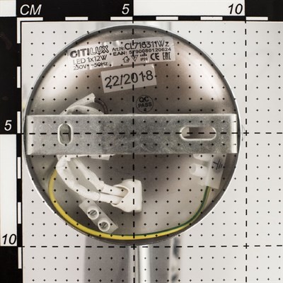 Бра Тамбо, 12Вт LED, 1000Lm, 3000K, хром - фото 2036386