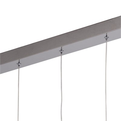 Люстра подвес "Ракурс" 5x5W LED стальной 75x6x255см - фото 2036440