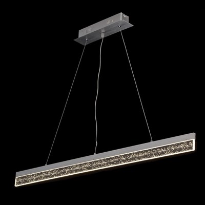 Люстра подвес "Ральф" 1x24W LED хром 100x7x195см - фото 2036451