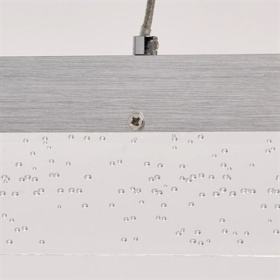 Люстра подвес "Ральф" 1x24W LED хром 100x7x195см - фото 2036457