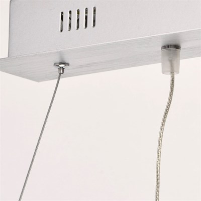 Люстра подвес "Ральф" 1x24W LED хром 100x7x195см - фото 2036458