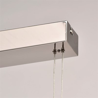 Люстра подвес "Ральф" 5x5W LED хром 93x9x320см - фото 2036469