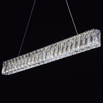 Люстра подвес "Гослар" 180x0,1W LED хром 79x5x246см - фото 2036489