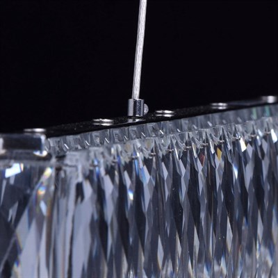 Люстра подвес "Гослар" 240x0,1W LED хром 96x5x252см - фото 2036506