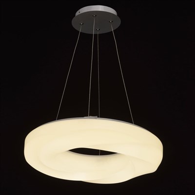 Люстра подвес "Норден" 30W LED белый 48x48x223см - фото 2036518