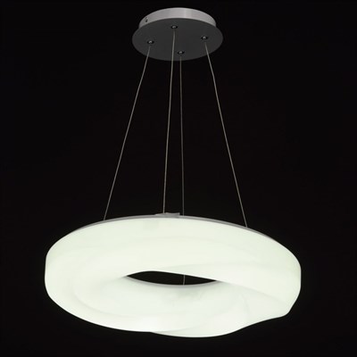 Люстра подвес "Норден" 30W LED белый 48x48x223см - фото 2036519