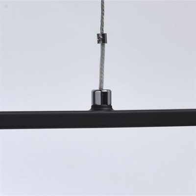 Люстра подвес "Гэлэкси" 5x6,5W LED черный 110x8,3x150см - фото 2036545