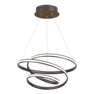 Люстра ORBIT 60Вт 3000К LED венге - фото 2036630