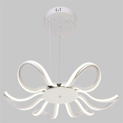 Люстра "Вега" LED 162Вт 3 режима 3000-6000К белый 66х66х85 см. - фото 2036773